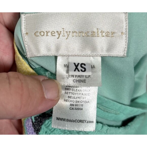 Anthropologie Sketchbook Midi Dress Corey Lynn Calter Women’s Size XS - Picture 14 of 16